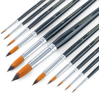 9pcs Round Paint Brush Set