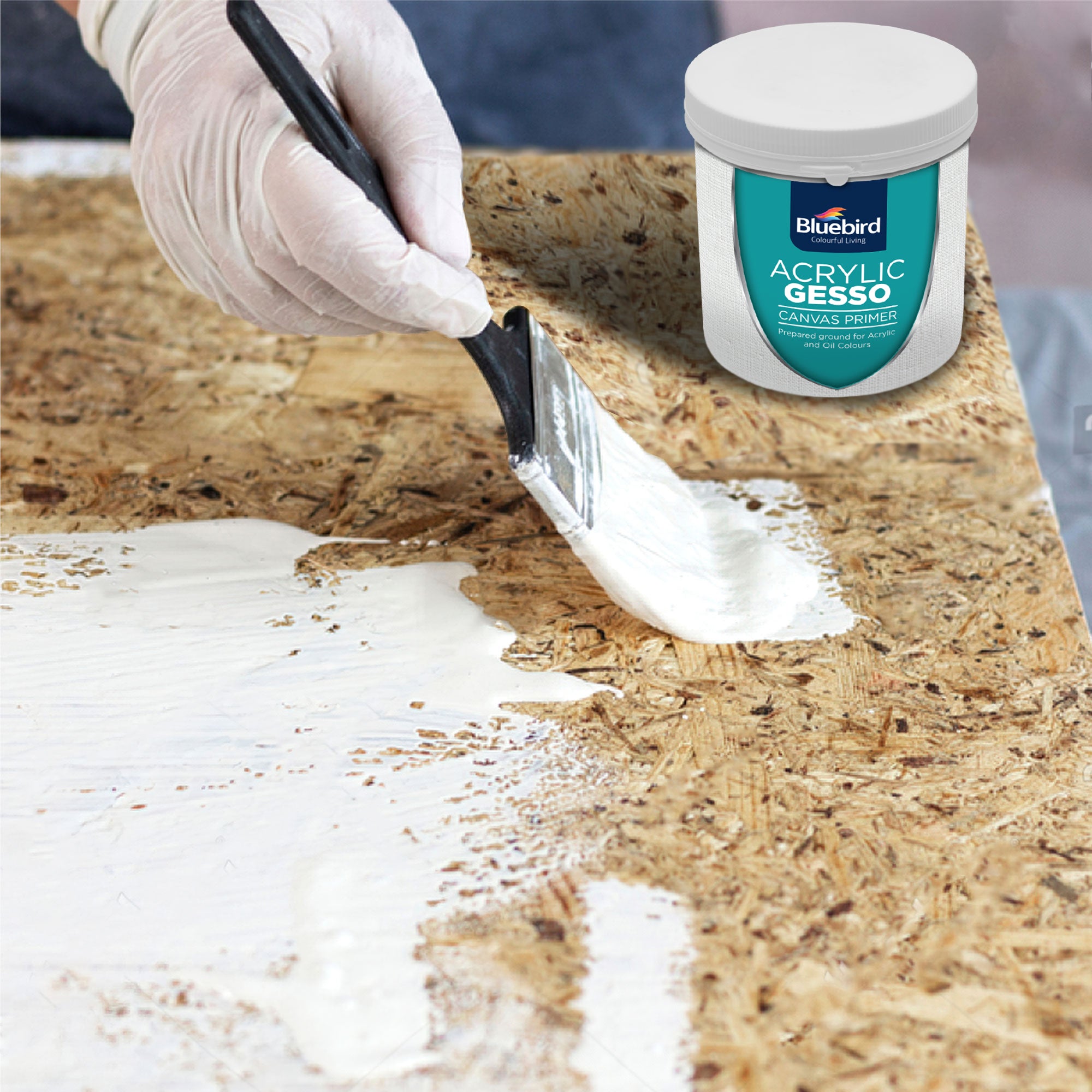Clear Gesso Primer for Acrylic Painting