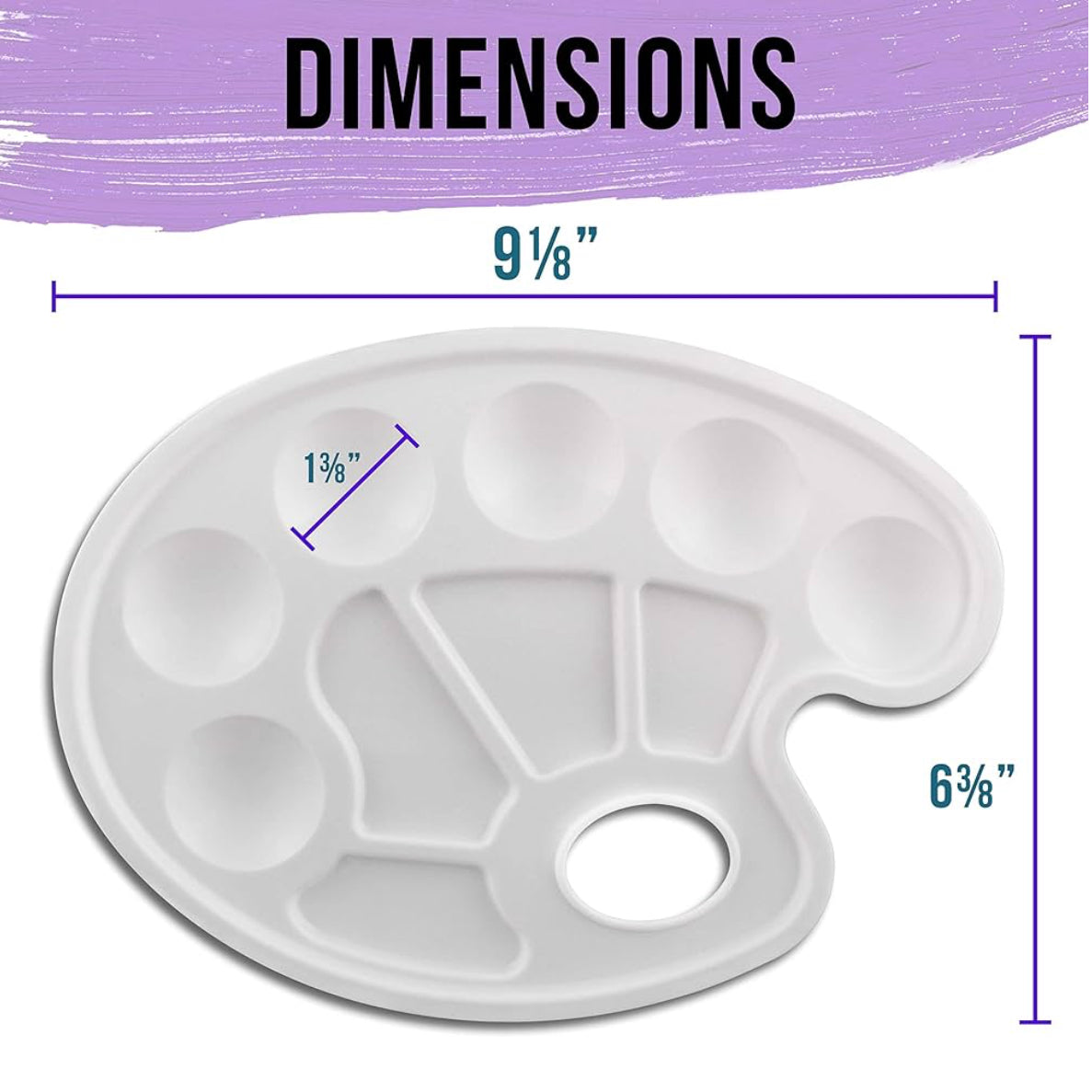 Oval Paint Palettes