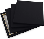 Black Stretched Canvases