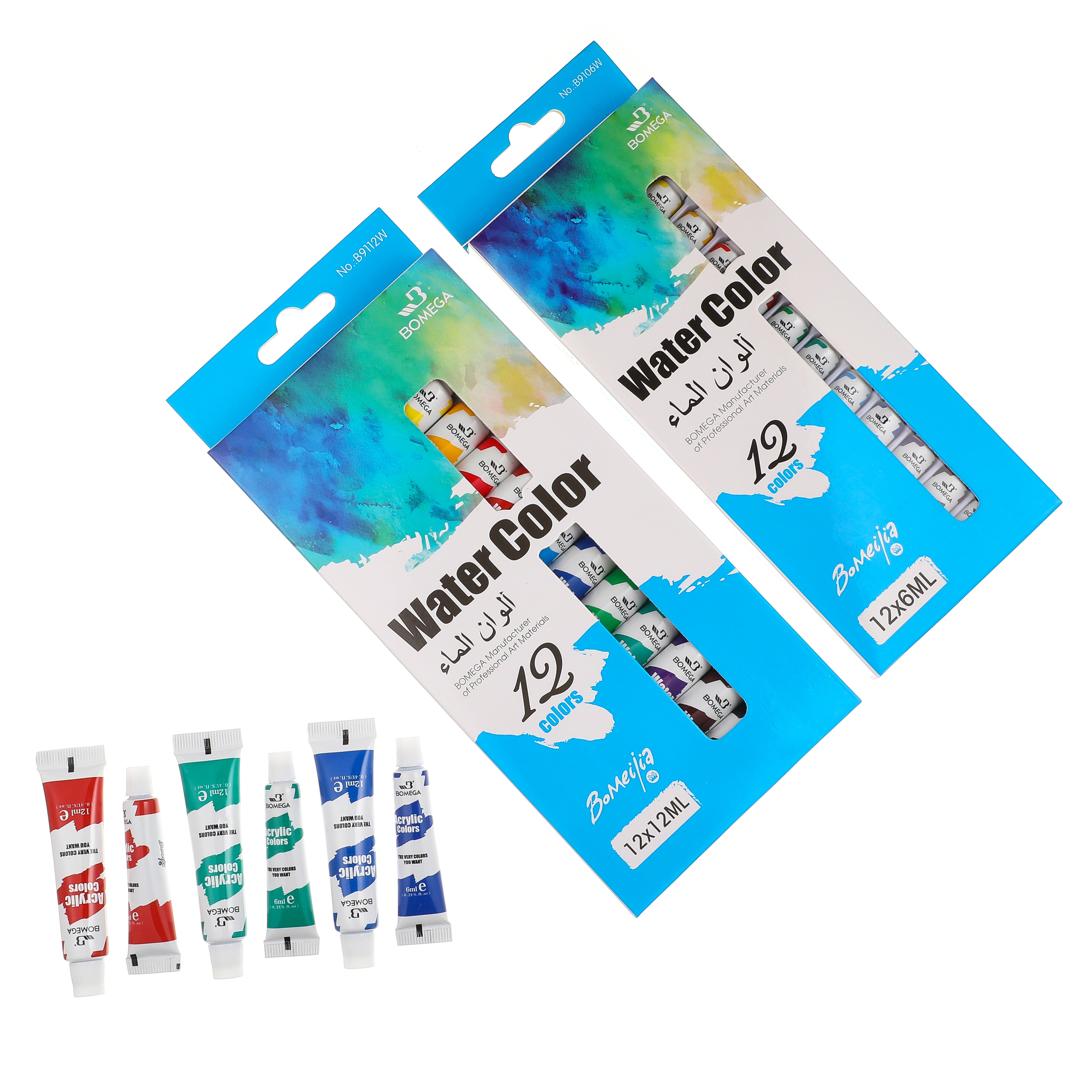 BOMEIJIA 12ML (12 Colors) Water Color Set